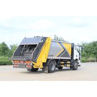 Promotion Spéciale Camion Compacteur à Ordures FAW J6 4X2 15 Mètres Cubes à Chargement Arrière, Taux de Compression Élevé, Camion de Collecte des Déchets Sanitaires