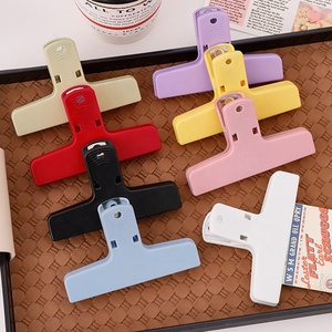 Bán Buôn Dễ Thương Nhựa Tay Tài Khoản Clip Macaron Màu Giá Trị Cao Niêm Phong Dài Đuôi Clip Lưu Ý Lưu Trữ Lưu Ý Hóa Đơn Lưu Trữ Clip - Product Image 4