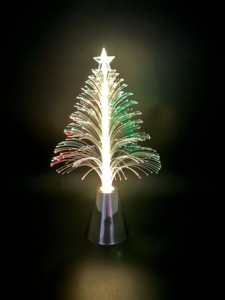 Đèn bàn sợi quang LED đổi màu đa sắc, chất liệu nhựa, trang trí nội thất phòng ngủ, phòng khách, sản xuất nhà máy, dành cho Giáng sinh - Product Image 5