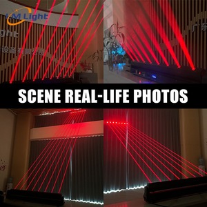 Luz Móvil de Cabeza con Láser Rojo de 8 Ojos y 500mw Limin para Iluminación de Escenarios, Bares, KTV y Uso en Interiores - Product Image 4