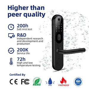 Cerradura Inteligente Liliwise Guangzhou con Huella Dactilar, WiFi, Tuya, Ttlock, Impermeable, para Puerta Principal - Product Image 2