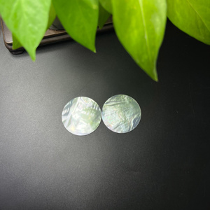 Perlas de Nácar Blanco de Grado B, Planas Dobles, 50*1MM, para Joyería, Accesorios de Concha Natural Personalizados, Cuentas de Concha - Product Image 5