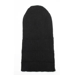 Couvre-visage <span class=keywords><strong>noir</strong></span> en tricot avec fermeture éclair pour masque de <span class=keywords><strong>ski</strong></span>, cagoule avec fermeture éclair, créez votre propre logo personnalisé - Product Image 2