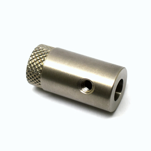 Piezas CNC de alta precisión, componentes moleteados de acero inoxidable mecanizados con torneado CNC mecánico para un posicionamiento preciso - Product Image 3