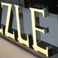 Enseigne lumineuse 3D en acrylique à LED DakeSign pour devanture de magasin, étanche IP65, intelligente avec WiFi et Bluetooth