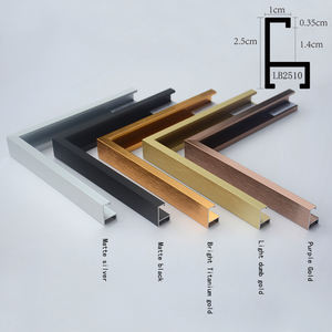 Cadre <span class=keywords><strong>photo</strong></span> en métal de 5 couleurs, 8x12, 16x20, 18x24, 20x24, 24x36 pouces, <span class=keywords><strong>profil</strong></span>é en aluminium - Product Image 2