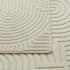 Tappeto da Gioco per Bambini Impermeabile Antiscivolo Lavabile Spesso Grande Tappeto Beige per Soggiorno - Product Image 3