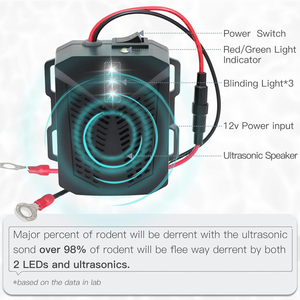 Có thể sạc lại xe ô tô động vật gặm nhấm Repeller rắn xe động cơ mui xe động cơ động vật gặm nhấm quốc phòng bẫy thoát khỏi động vật động cơ xe bảo vệ - Product Image 3