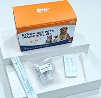 Kit de Diagnóstico Veterinario de Alta Sensibilidad para el Virus del Parvovirus Canino y el Virus Corona Canino (CPV/CCV), Prueba Rápida Combinada para Muestras de Heces de Perros, 5-10 Pruebas