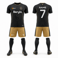Maßgeschneidertes Fußball-Trikot für Sportteams Unisex Tiger-Design Wärmeübertragungsdruck Schnelltrocknend Atmungsaktiv 100% Polyester Sportbekleidung