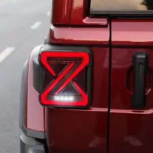 US Type JL accessories for Jeep Wrangler JL LED Tail Lights 2018 2019 taillights stop lamp