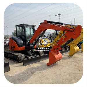 HITACHI เครื่องขุดตีนตะขาบ ZX55UR มือสองสภาพดีเยี่ยมใช้เวลาทำงานต่ำเครื่องจักรก่อสร้างหลักรวมถึงมอเตอร์เครื่องยนต์ - Product Image 1