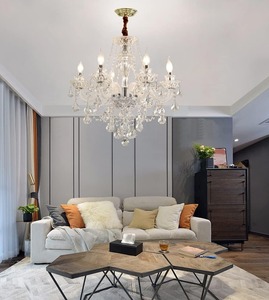 Latest Design Crystal Chandelier <b>Light</b> for <b>Dining</b> Room Living Room and Luxury Interior Design Use for Export Price - Product Image 1