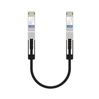 Cable de distribución de cobre pasivo de 1m, 100G QSFP28 4x 25G NRZ 25G SFP28 10G SFP+ DAC Pasivo 40G QSFP+ a 4 X 10G SFP+