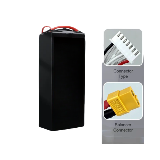 360Wh/kg Solid State UAV FPV Drone Battery 10C 25C 6S 22.2V 16000mAh 18000mAh 20000mAh 22000mAh 30000mAh 33000mAh 36000mAh