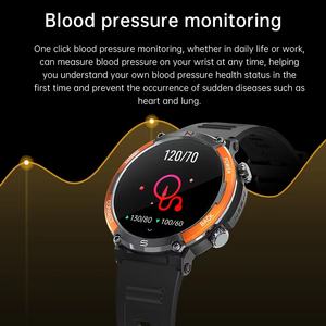 Reloj inteligente de moda para hombre <span class=keywords><strong>con</strong></span> pantalla Android resistente al agua Ip67 de carga magnética multitáctil de alta resolución Ips de 1,52 pulgadas - Product Image 6