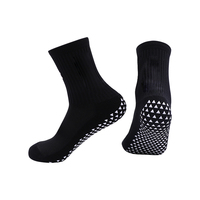 Premium OEM Athletic Crew Chaussettes Haute Coton Tricot Résistant Aux Odeurs Respirant Court Hiver Épais Corps Chaussettes De Sport Silicone