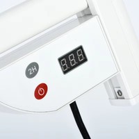 Vente en gros usine : Nouveau chauffe-serviettes électrique universel 100W à faible consommation, mini, en alliage d'aluminium, étanche