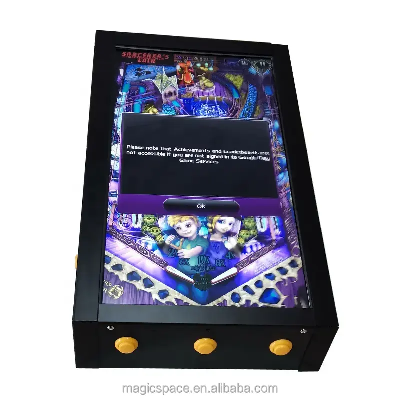 3d flipper virtuale 4K gioco di intrattenimento macchina a gettoni meccanica flipper macchina da gioco Arcade per la vendita