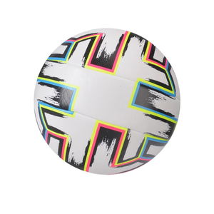 Balón de fútbol de PU de entrenamiento deportivo oficial personalizable de alta calidad, tamaño 5, máquina ligera unida para deportes de equipo - Product Image 2