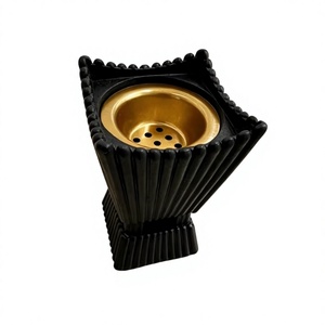Luxury Black Resin Bakhoor <b>Burner</b> Mabkhara Arabic Oud <b>Incense</b> <b>Burner</b> Home Fragrance Decor - Product Image 4