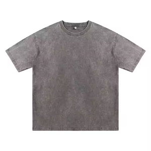 Maglietta in Cotone Morbida e Resistente per Uso Quotidiano, Stile Retrò Lavato, Disponibile in Stock, T-Shirt a Compressione in Cotone D81 - Product Image 2