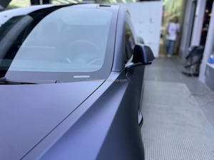 Ultra Matte Dark Black <strong>Car</strong> <strong>Vinyl</strong> Wrap Film with PET Material Matt Dark Black Anti-Scratch <strong>for</strong> <strong>Car</strong> Body Roll PET PPF - Product Image 5