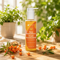 Nettoyant Visage Éclaircissant et Revitalisant à l'Argousier et au Niacinamide, Doux pour la Peau, Haute Qualité, Marque Privée, Faible MOQ