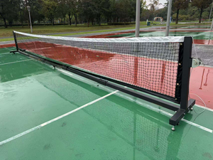 Red de Pickleball Portátil Galvanizada de Grado Resistente de 22 Pies con Ruedas para Fácil Movilidad, Altura Reglamentaria para Interiores/Exteriores - Product Image 2