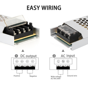 SMPS AC 190-240V để DC 12V 33.3a chuyển đổi cung cấp điện chuyển đổi siêu mỏng nhôm dải dẫn lái xe cho chiếu sáng biến áp - Product Image 3