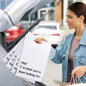 Free Design Custom Logo Black Poly Mailers Courier Shipping <b>Mailing</b> <b>Bags</b> for Clothing Packaging - Product Image 6