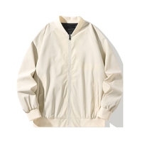 Alta calidad en blanco deporte personalizado impresión más tamaño personalizado propio logotipo hombres cremallera chaqueta colorida primavera desgaste chaqueta para hombres