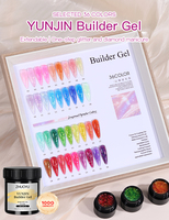 Gel de construction en pot 100g personnalisé en usine, marque privée, sans HEMA, sans sensation de chaleur, végétalien, gel dur pour salon de manucure