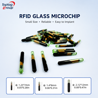 Microchip RFID de Identificación Animal de 134.2 kHz ISO11784/11785 para Perros, Gatos, Ganado y Caballos
