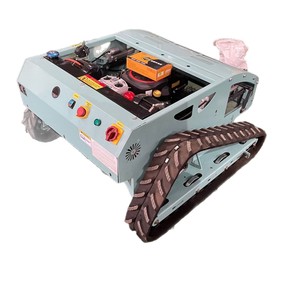 Tondeuse à gazon robotisée électrique autopropulsée bleu clair - Product Image 5