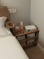 Banc de rangement d'entrée en bois massif avec siège et étagère à chaussures, modèle XD009, prix usine, en stock