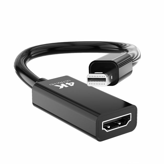 CPH03M-1 CPH03M-2 4K Mini DisplayPort to H D M I Adapter, 4K60Hz, Mini DP Thunderbolt 2 to H D M I Adapter for MacBook, Monitor