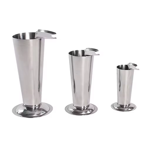 ภาชนะฆ่าเชื้อพร้อมฝาปิดถังแหนบสเตนเลสทรงกรวยคว่ำสำหรับใช้ทางการแพทย์ - Product Image 2