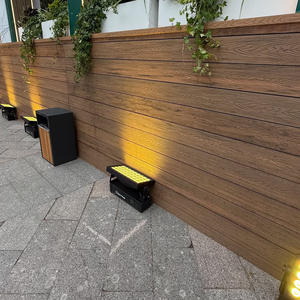 Revestimiento y Paneles de Pared Exterior de WPC Coextruido - Textura de Grano de Madera 3D Impermeable e Ignífugo - Product Image 2