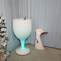 Nouvelle table de bar haute de luxe avec seau à glace pour la maison, le bureau ou la chambre à coucher pour l'extérieur, la ferme ou l'appartement