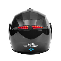 Casques Moto Modulables Unisexes en ABS Vente en Gros Usine avec Feu Arrière LED, Casques de Protection Moto Fabricants