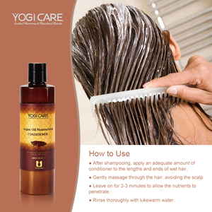 โยกีแคร์ เนเจอร์ อาร์แกน ออยล์ นูริชชิ่ง แอนด์ แฮร์-รีแพร์ริ่ง มอยส์เจอร์ไรซิ่ง คอนดิชันเนอร์ สำหรับผมธรรมดาและผมชี้ฟู - Product Image 4