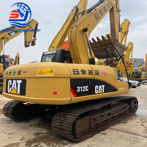 Excavatrice de dragage Caterpillar 312C 312D de 12 tonnes d'occasion, prête à être expédiée, excavatrice de terrassement Cat de 12 tonnes - Product Image 2