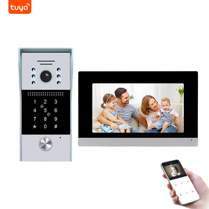 <span class=keywords><strong>Videoportero</strong></span> <span class=keywords><strong>IP</strong></span> Tuya de 2 hilos con intercomunicador, 2 cerraduras, pantalla IPS, contraseña, código PIN, tarjeta RFID, teclado de control de acceso - Product Image 1