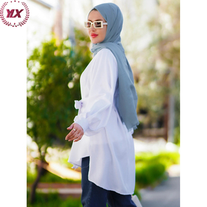 Camicetta a maniche lunghe <span class=keywords><strong>con</strong></span> kimono autunnale da donna musulmana alla moda <span class=keywords><strong>con</strong></span> <span class=keywords><strong>cintura</strong></span> - Product Image 3