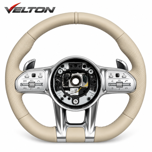 <span class=keywords><strong>Volant</strong></span> en cuir avec palettes de changement de vitesse LED noires pour Mercedes GLE <span class=keywords><strong>AMG</strong></span> 53 <span class=keywords><strong>2022</strong></span> - Accessoires intérieurs de voiture - Product Image 4