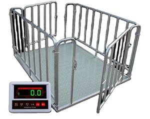 Báscula para Ganado, Báscula de Plataforma Reforzada, Pequeña, de 1 a 3 Toneladas, para Pesar Ganado Vacuno y Ovino, Báscula de Plataforma para Granja - Product Image 1