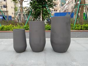 Ventes en gros directes d'usine, pots de fleurs en argile fibreuse, écologiques, biodégradables, durables, légers, avec drainage, pour la maison et le jardin - Product Image 2