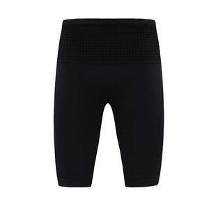Shorts de yoga sans couture taille haute XL, style européen et américain, pour le sport, la course et le fitness, shorts moulants transfrontaliers, couleur contrastée, couleur unie - Product Image 2