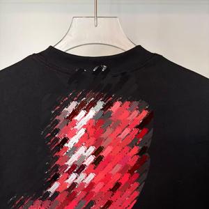 T-shirt Oversize da Uomo 100% Cotone di Alta Qualità BST, Nuova Moda Streetwear con Stampa Grafica Stile Mixed Emotions - Product Image 2